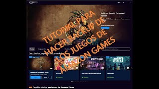 Tutorial Backup juegos de Amazon Games [upl. by Akiner]