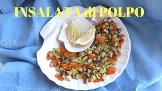 INSALATA DI POLPO E PATATE facile e buonissima  RICETTE DI GABRI [upl. by Eidnim450]