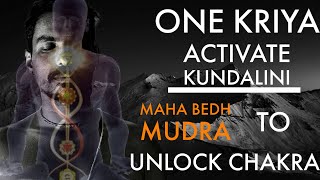 ACTIVATE KUNDALINI  OPEN ALL THE CHAKRAS WITH ONE MUDRA  MAHA BHED MUDRA  HOW TO OPEN CHAKRA [upl. by Madge161]