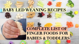 HOW TO CUT FOOD FOR BABY LED WEANING  FINGER FOOD RECIPES FOR BABYTODDLER  FINGER FOOD IDEAS BLW [upl. by Robenia618]