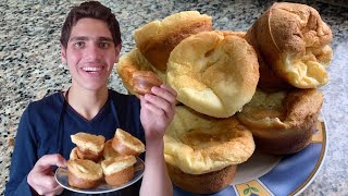 How To Make Popovers  كيف نعمل الخبز المشقلب [upl. by Nyleuqcaj]