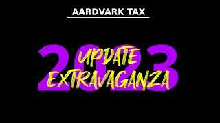 2023 Tax Update Extravaganza [upl. by Ahsinaj598]