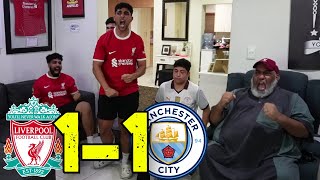 LIVERPOOL vs MAN CITY 11 LIVE FAN REACTION  KLOPP vs PEP FINALE [upl. by Eelik]