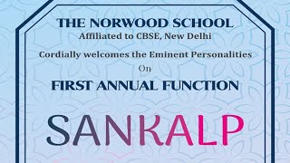 Live The Norwood School  First Annual Function Sankalp  BLC20News [upl. by Tnias]