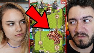 BAŞAK İLE KAPIŞTIK Clash Royale [upl. by Nida]