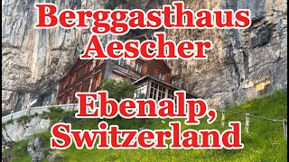 Spectacular Berggasthaus Aescher hike Ebenalp Switzerland [upl. by Gwennie]