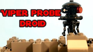 Viper Probe Droid Lego Star Wars StopMotion [upl. by Attikin]