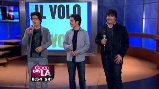 Il Volo Performs Live on GDLA Good Day LA [upl. by Lrem]