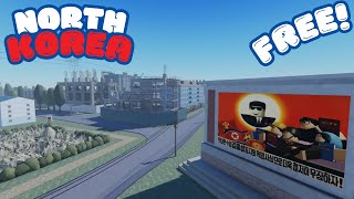 ROBLOX  NORTH KOREA CITY MAP FREE [upl. by Safko]