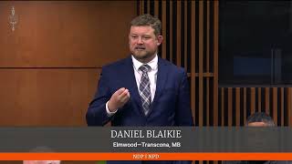 Fall Economic Statement Debate 2023 Blaikie Addresses CEBA Loan Repayment Deadline [upl. by Ciapas]