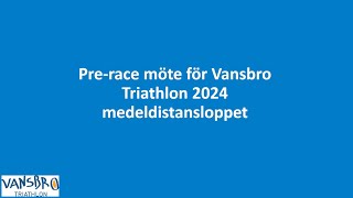 Preracemöte Vansbro 2024  Medelsdistans [upl. by Batory]