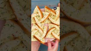 Flower cheese garlic bread shorts [upl. by Ziom]