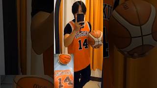 Rider Kikomi Wearing Hisashi Mitsui Shohoku Baskethall Jersey number 14 Anime Slam Dunk [upl. by Elberta]