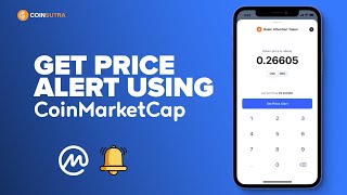 How to Set Crypto Price Alerts using CoinMarketCap 🔔 [upl. by Toback]