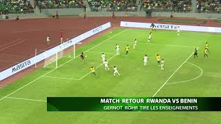 GERNOT ROHR TIRE LES ENSEIGNEMENTS APRES BENIN VS RWANDA [upl. by Enibas]