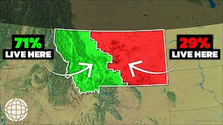 Why So Few Americans Live In Eastern Montana [upl. by Pooi]