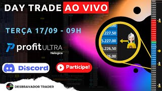 🔴 DAY TRADE AO VIVO 17092024 Dólar Futuro 🔴 [upl. by Hallutama]