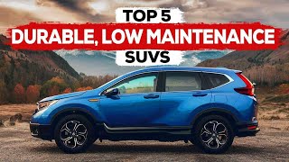 Top 5 Long Lasting SUVs With Low Maintenance Costs Part 1 [upl. by Airehs398]