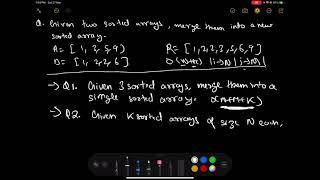 Merge two sorted arrays  Two pointer [upl. by Rauch984]