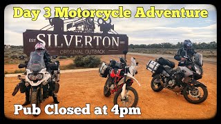 Motorcycle Adventure Camping Trip  Episode 3  Curlwaa to Broken Hill NSW 🇦🇺 [upl. by Evvy]