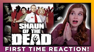 SHAUN OF THE DEAD 2004  MOVIE REACTION  FIRST TIME WATCHING [upl. by Netsirk601]