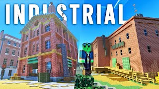 Finishing the Industrial Town  Lets Play Minecraft 624 [upl. by Urien]