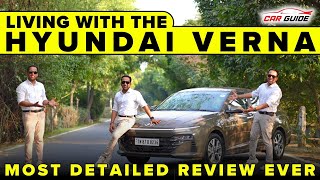 Living with the Hyundai Verna  Long Term Review with Real Mileage  Safety  Honda City Rival [upl. by Refenej]