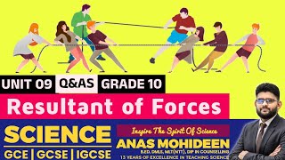 G10  QampAs  RESULTANT FORCE  ANAS MOHIDEEN [upl. by Queridas]