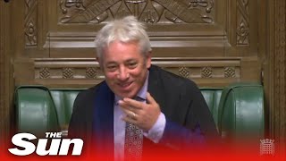 Banter ensues after Bercow loses his voice [upl. by Hickey]