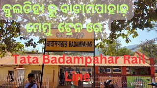 Kuldiha Chhenua Badampahar journey by MEMU train memu train Tata Badampahar [upl. by Bresee]