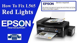 Epson l565 Resetter L565 Service Required January 2024 [upl. by Amary]