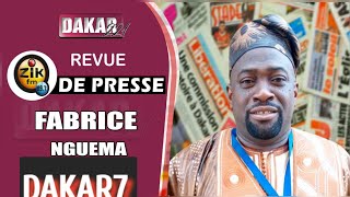 Revue de Presse Français de Zik Fm du Vendredi 13 Octobre 2023 avec Fabrice Nguema [upl. by Geffner473]