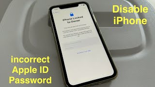 instantly remove icloud lock without previous owner success disable incorrect apple id or password [upl. by Alek]