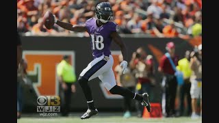 Ravens Cut WR Jeremy Maclin Who Scored Only 3 TDs In 2017 [upl. by Tennaj]