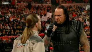 Shawn Michaels Challenges Undertaker [upl. by Brasca]