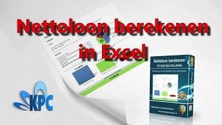 Nettoloon berekenen in Excel [upl. by Savage]