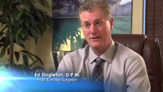 Foot Trauma with Dallas Podiatrist Dr Ed Singleton [upl. by Pennebaker815]