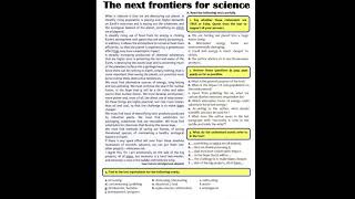 English Reading B2  The next frontiers for science Isaac Asimov [upl. by Anina652]