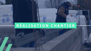 Chantier Plancher isolant Milliwatt  le meilleur plancher isolant sans étais pour vide sanitaire [upl. by Ellehcirt]