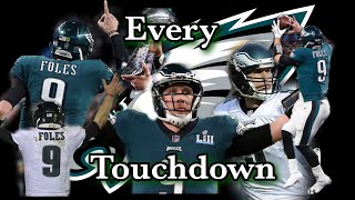 Nick Foles Every Touchdown with the Eagles 20122019 Highlights [upl. by Medin]