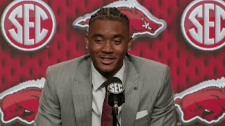 Taylen Green speaks at 2024 SEC Media Days [upl. by Sparkie]