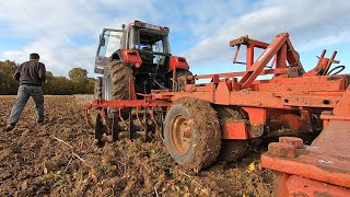 Un semis différent féverole à la volée et au covercrop  2020 [upl. by Imhskal]