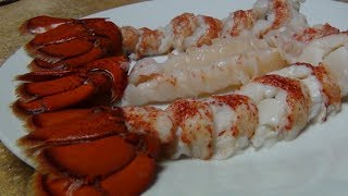 How to boil lobster tails [upl. by Noirb]