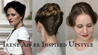 Sherlock Inspired Irene Adler Inspired Upstyle [upl. by Yrocaj29]