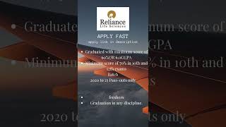 Reliance Hiring  OFF Campus Drives For 2025  2024  2023 Batch Hiring  Freshers [upl. by Halilak]