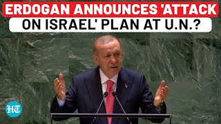 Erdogan Announces NATO Break At UN Open Call For New AntiIsrael Alliance Shames USA  Full Speech [upl. by Januisz]