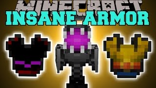 Minecraft OVERPOWERED ARMOR SURVIVE THE VOID TONS OF HEALTH amp MORE Mod Showcase [upl. by Ely]