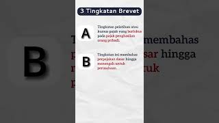 Apa itu Brevet Pajak AB dan C  brevet pajak kursuspajak belajarpajak shorts [upl. by Gerrard]