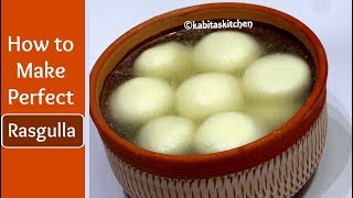 Rasgulla recipe  Bengali Rasgulla  घर मे कैसे रसगुल्ले बनाये  Chenna Rasgulla  KabitasKitchen [upl. by Tuddor]