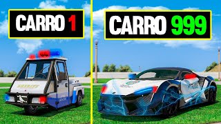 TRANSFORMEI CARROS NORMAIS em CARROS DE POLÍCIA DE DEUSES no GTA 5 [upl. by Lanevuj]